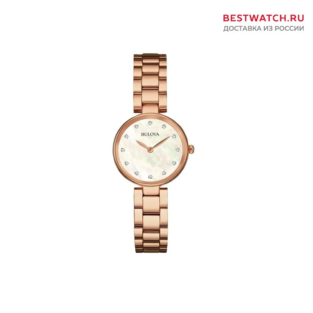 Наручные часы Bulova 97S111 женские кварцевые на браслете |