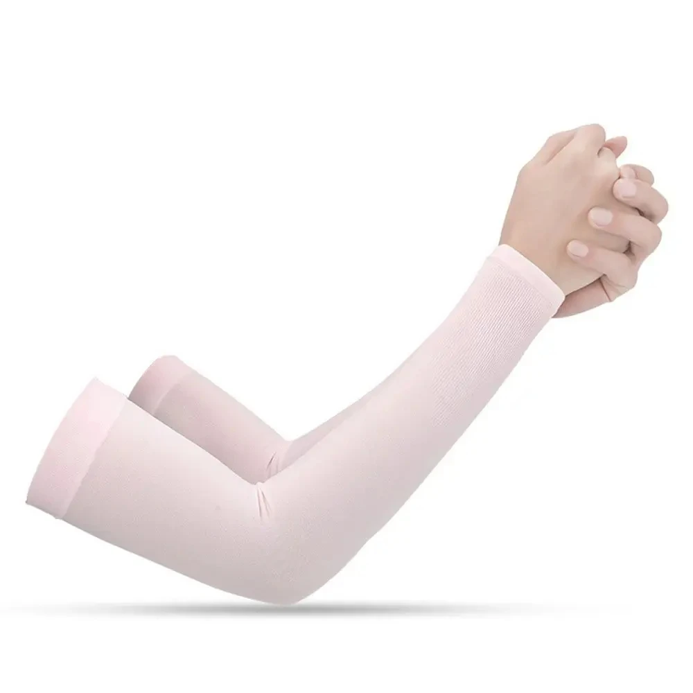 Cooling Arm Sleeves 2Pcs Sports UV Protection Warmers Sun Hand Cover for Running Fishing Cycling Summer