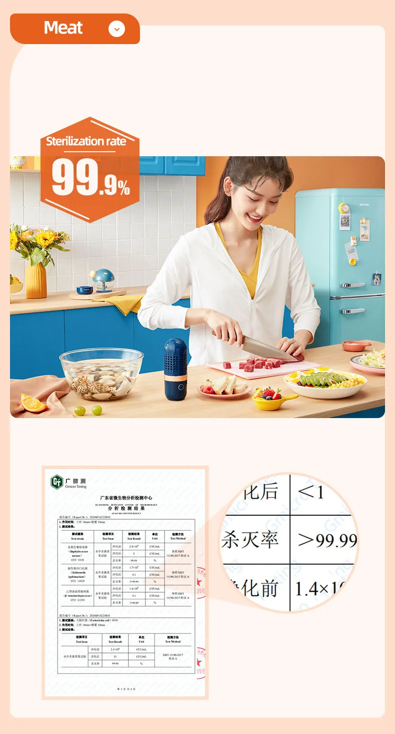 Capsule Shape Fruit Vegetable Washing Machine Protable Wireless Fruit Food Purifier Household Pesticide Disinfection Machin Capsule Shape Fruit Vegetable Washing Machine Protable Wireless Fruit Food Purifier Household Pesticide Disinfection Machin