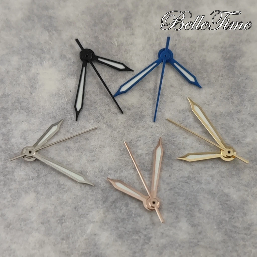 Green Luminous Watch Hands - Santos Style Modification Parts