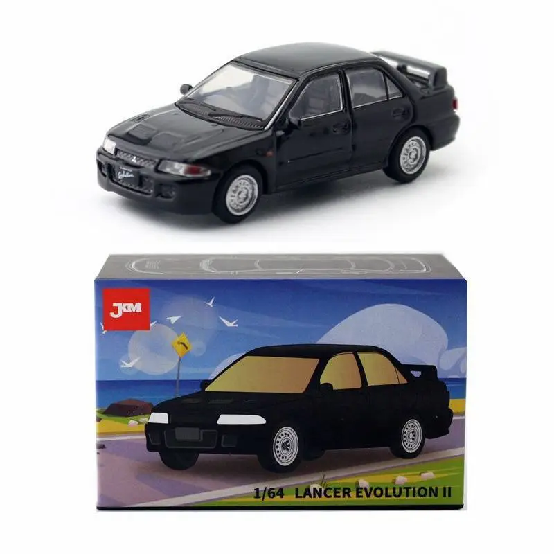 

Новый продукт 1: 64 модель спортивного автомобиля Lancer EVO 2 из сплава, модель модели украшения, оригинальная упаковка подарочных игрушек, оптовая продажа