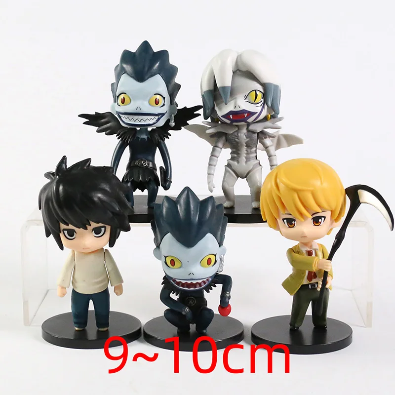 Finally organized my death note figures! (Also bit the bullet and