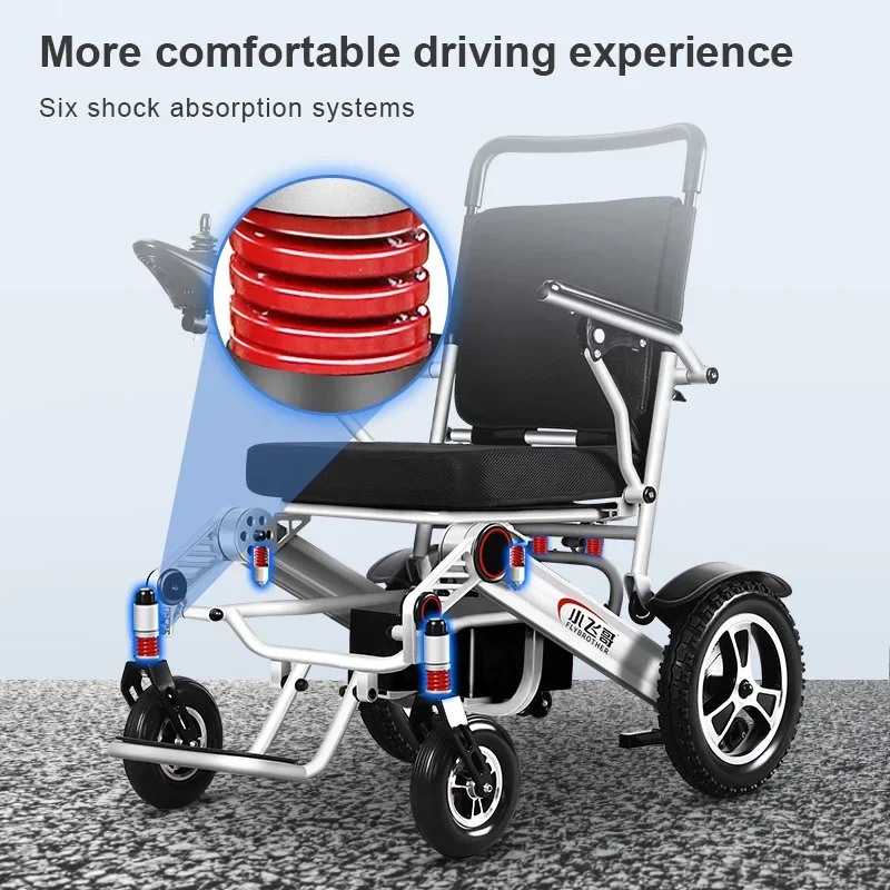High Quality 203S Lightweight Electric Wheelchair Foldable Electric Wheel Chairs