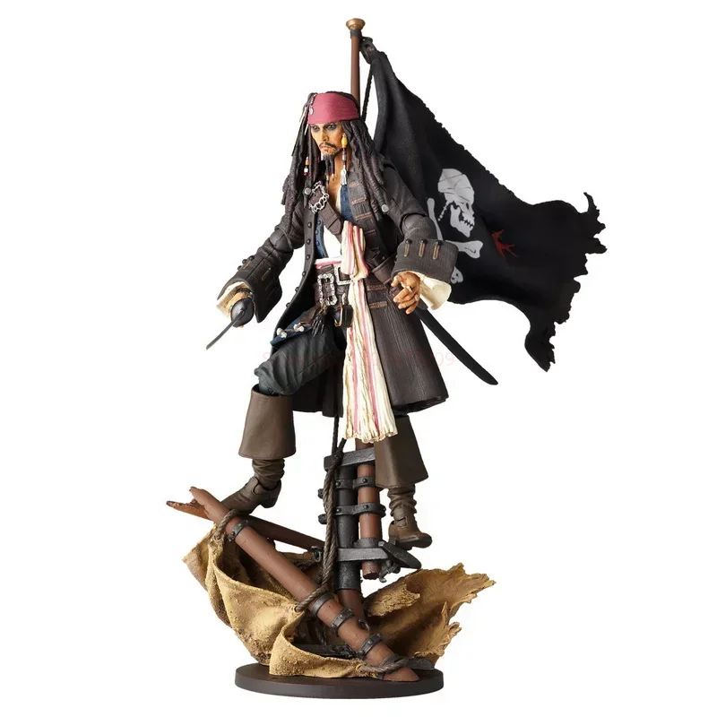 In Magazzino Shfigurats Pirates Of The Caribbean Captain Jack Sparrow Anime Action Figure Statue Modello Da Collezione Giocattolo Regalo Di Compleanno