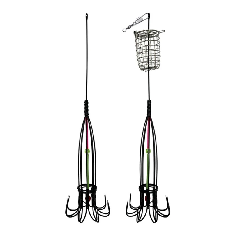 

Squid Umbrellas Hook Squid Jig Sea Fishings Octopuses Hook Fishings Baits Trap Feeders Cage Sharply Sea Fishings Hook Y1QE