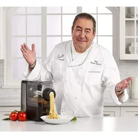 EMERIL LAGASSE Pasta & Beyond, Automatic Pasta and Noodle Maker with Slow Juicer - 8 Pasta Shaping Discs Black 2