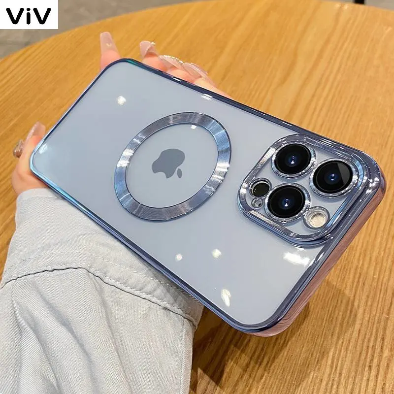 

Luxury Transparent Plating Logo Hole Case for iPhone 11 12 13 Pro Max Glass Camera Protector Cover for iPhone X XR Xs 7 8P Plus