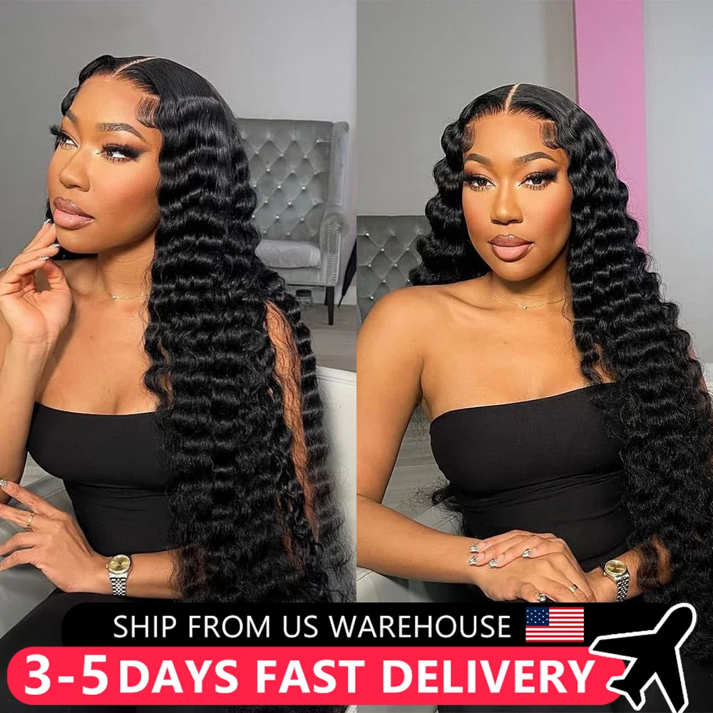Echthaar-Perücke Mit Lace Front – 76 Cm Nass Gewellt – Brasilianisches Haar, 180 % Dichte, Klebefrei