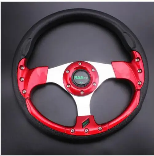 

Red Universal Drifting Racing Lightweight 13inch 320mm Sport Steering Wheel