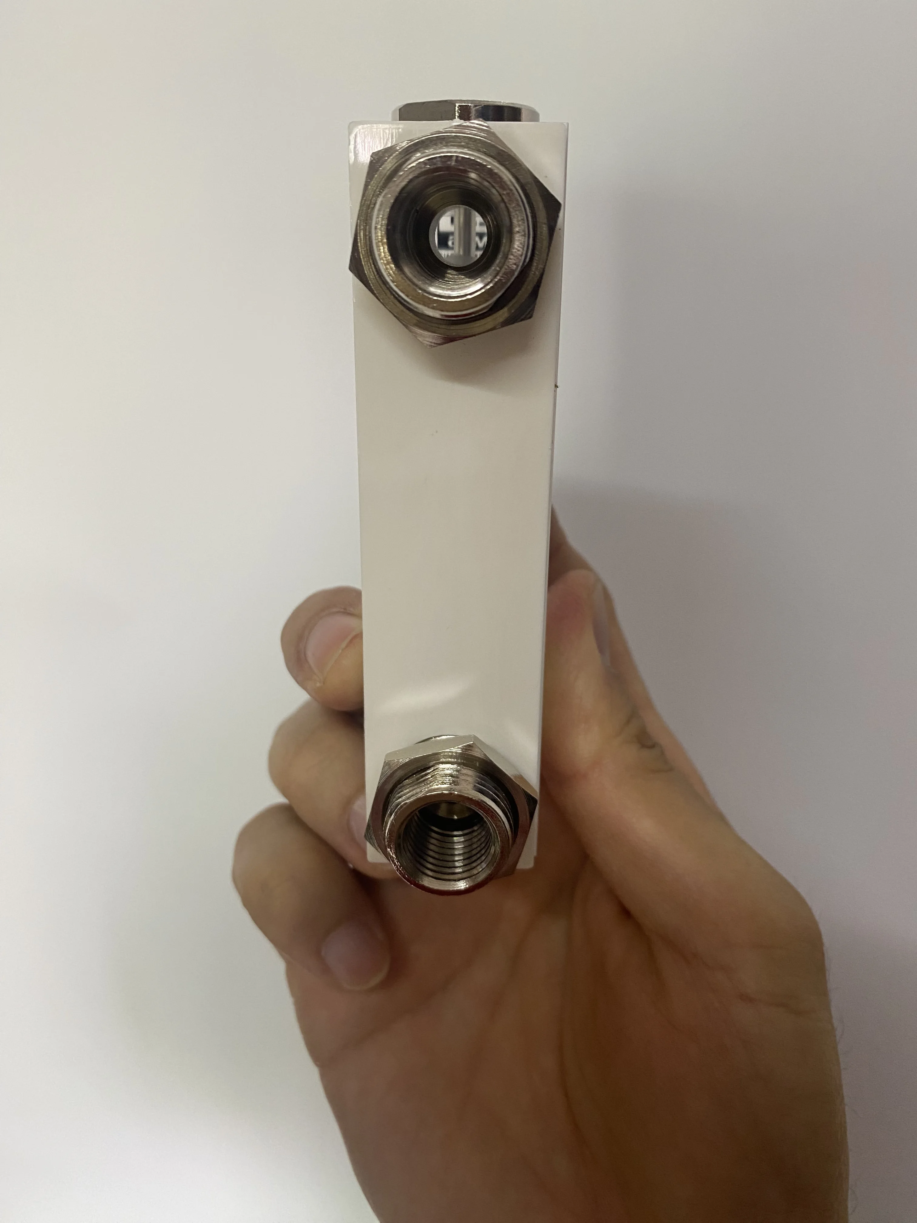 Flow Meter LZT-6T PMMA Gas Air Flowmeter 1/4" ZG Female Square Panel Type Rotameter