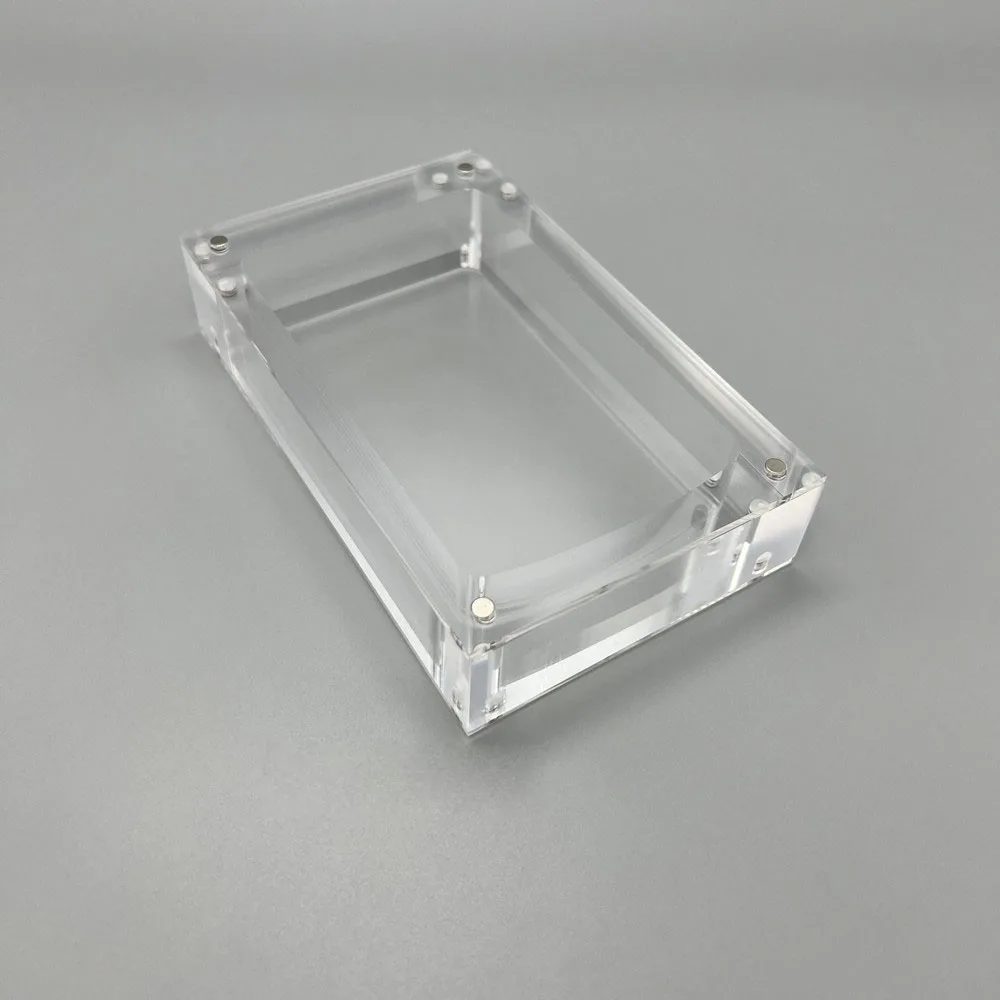 Scatola di immagazzinaggio della scatola di visualizzazione della console con copertura magnetica acrilica per console di gioco per Gameboy COLOR per GBC - immagine 5