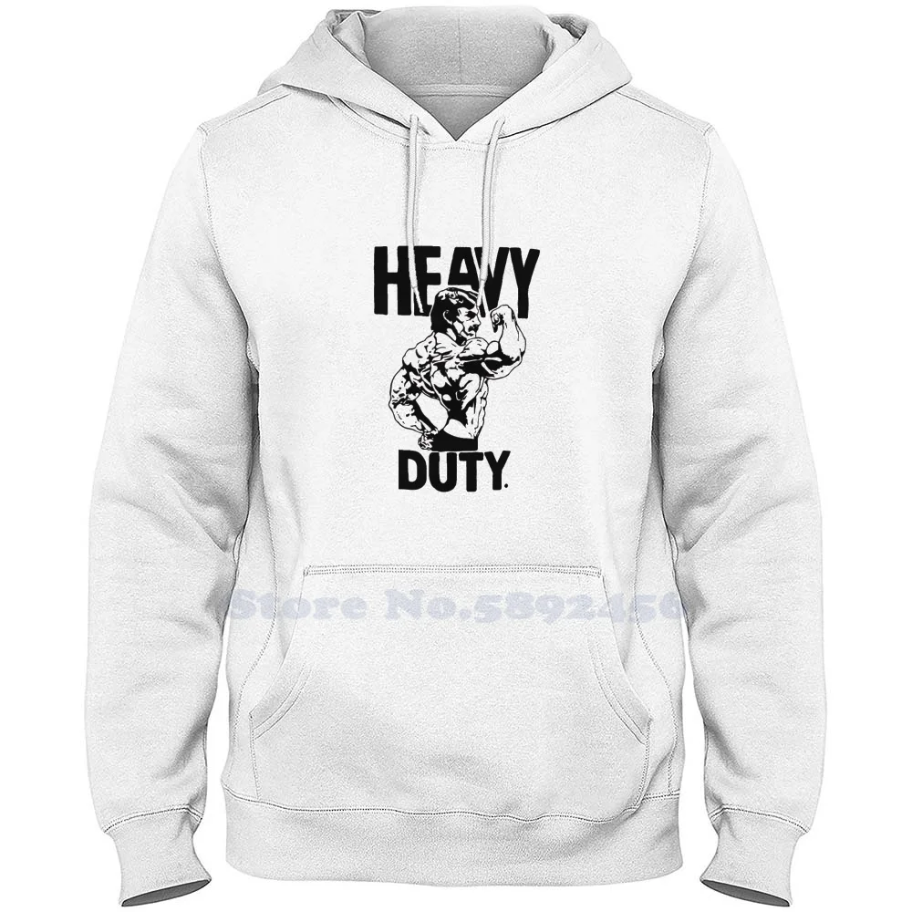 Mike Mentzer Heavy Duty Logo Fashion Hoodies HighQuality Sweatshirt