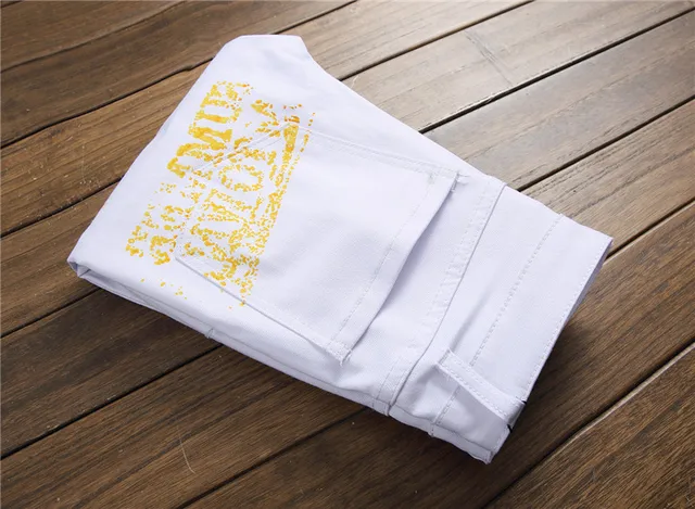 Calças Jeans Masculinas Noturnas da Moda Urbana: Estilo Punk e Alternativo