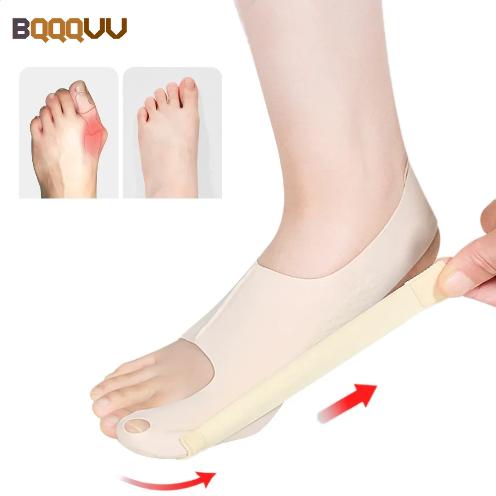 Big Toe Bunion Corrector Adjustable Orthopedic Socks Toes Separator Pain Relief Hallux Valgus Feet Protector Foot Care Tool 1PC