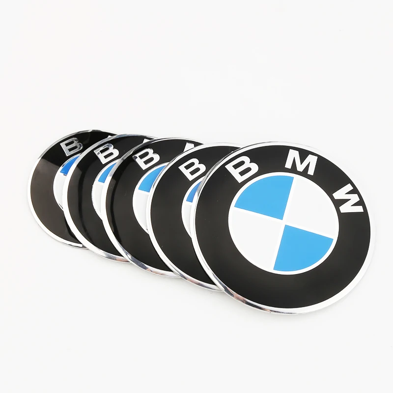 Car Wheel Center Hub Caps Stickers 4pcs 56/60/68/78 Auto Dekoration Accessories Performance E46 E90 E60 F30 M M1 M2 M3 M4 M5 car reflective stickers car sticker car stickers car sticker film car body stickers wheel hub covers car styling accessories