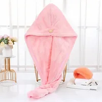 Dry Hair Hat Woman Absorbent Quick Dry Wipe Hair Towel Long Hair Cute Shower Cap Bathroom Accessories Quick Dry Towel 5