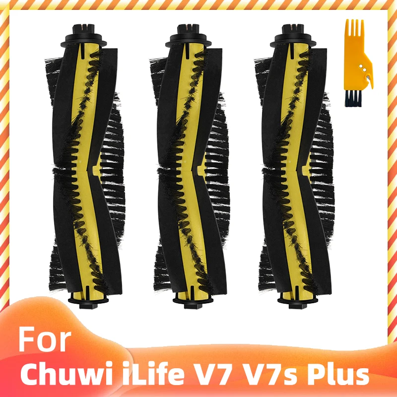 para Chuwi Ilife v7 V7s V7s Plus V7s Pro Kitfort Kt520 Robô Vácuo Escova de Rolo Principal para Peças Mais Limpas Kits Acessórios