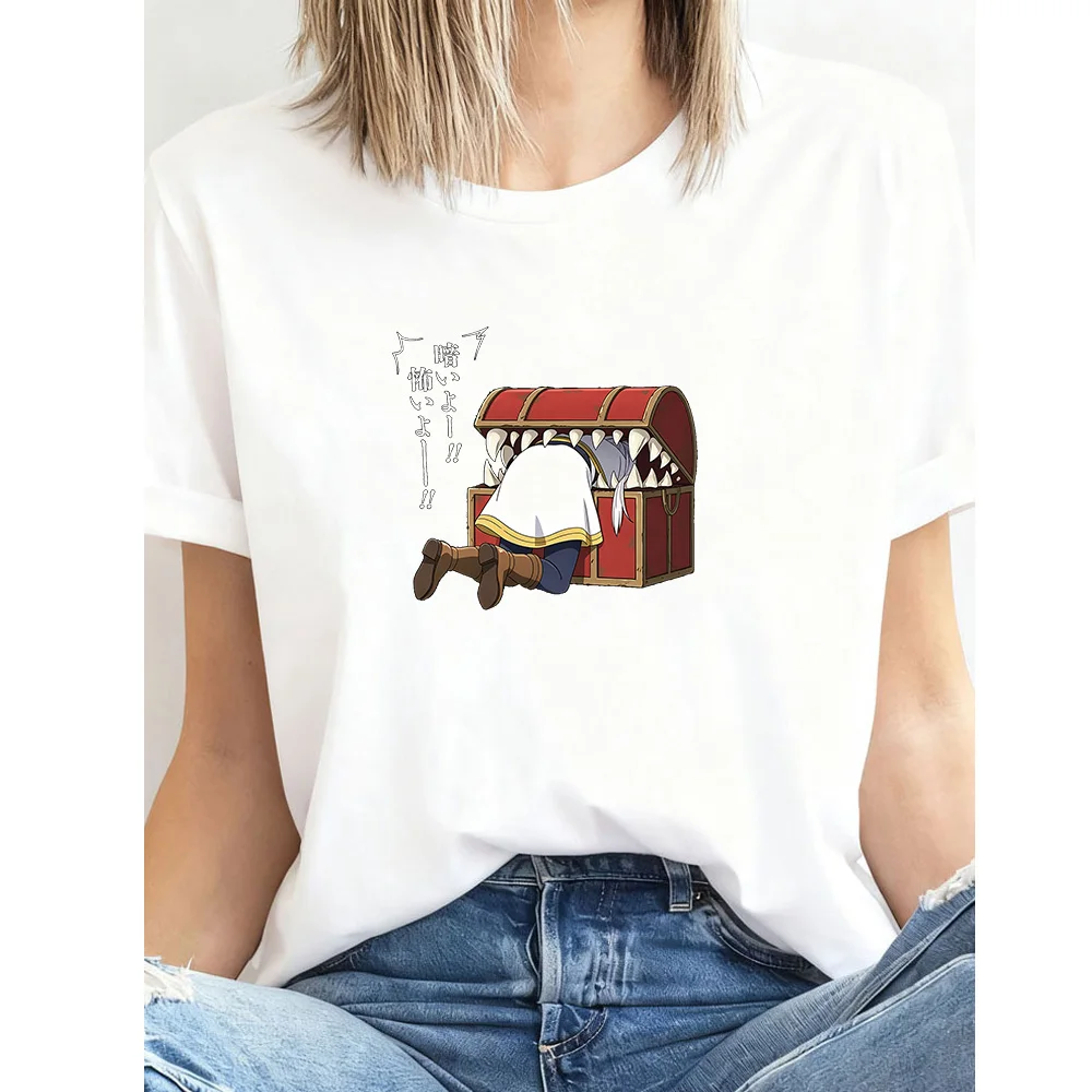 Frieren Anime Graphic Cotton T-Shirt - Unisex Summer O-Neck Top