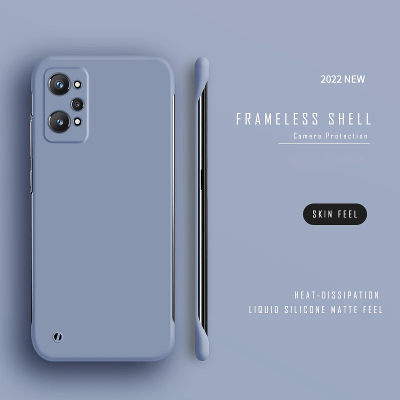 Εξαιρετικά λεπτή σκληρή θήκη υπολογιστή χωρίς πλαίσιο για OPPO A91 A31 A5 A9 2020 Realme GT Master Explore GT Neo 2 3 Ματ Θήκες καλύμματος_voghion.com
