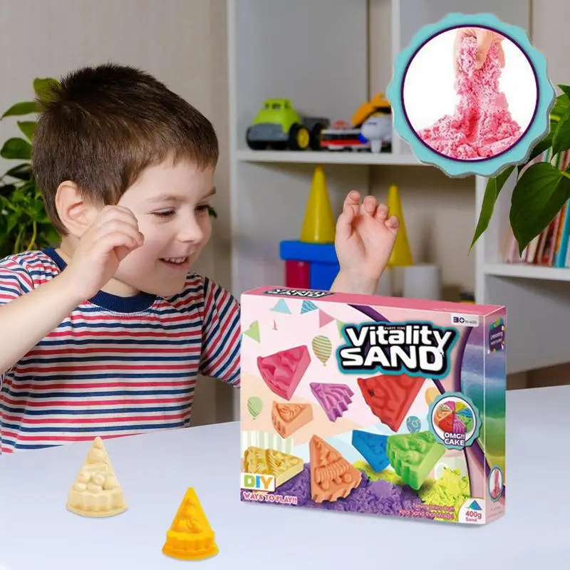 Sand Molds For Beach Colorful Sand Molds For Kids Sand Included Complete Sand Toys Set Kids Sandbox And Space Sand Toys Fun For 2