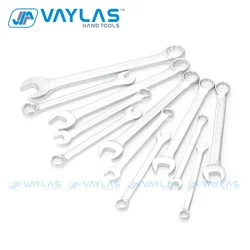 Chrome Vanadium Combination Wrench - Open Box End Spanner for Household & Car Repair