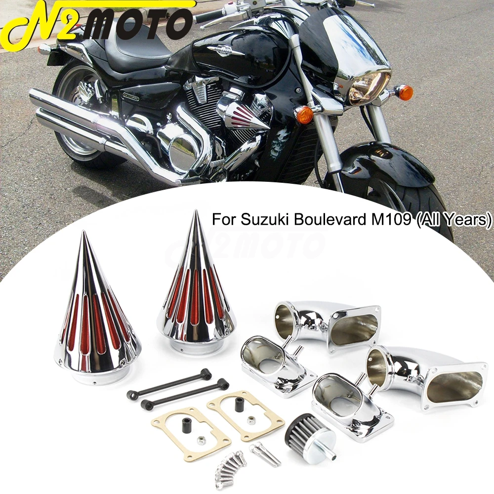 K&N Provides Two Air Filters In One Kit For Suzuki Boulevard S50 And VS800 & VS750 Intruder
