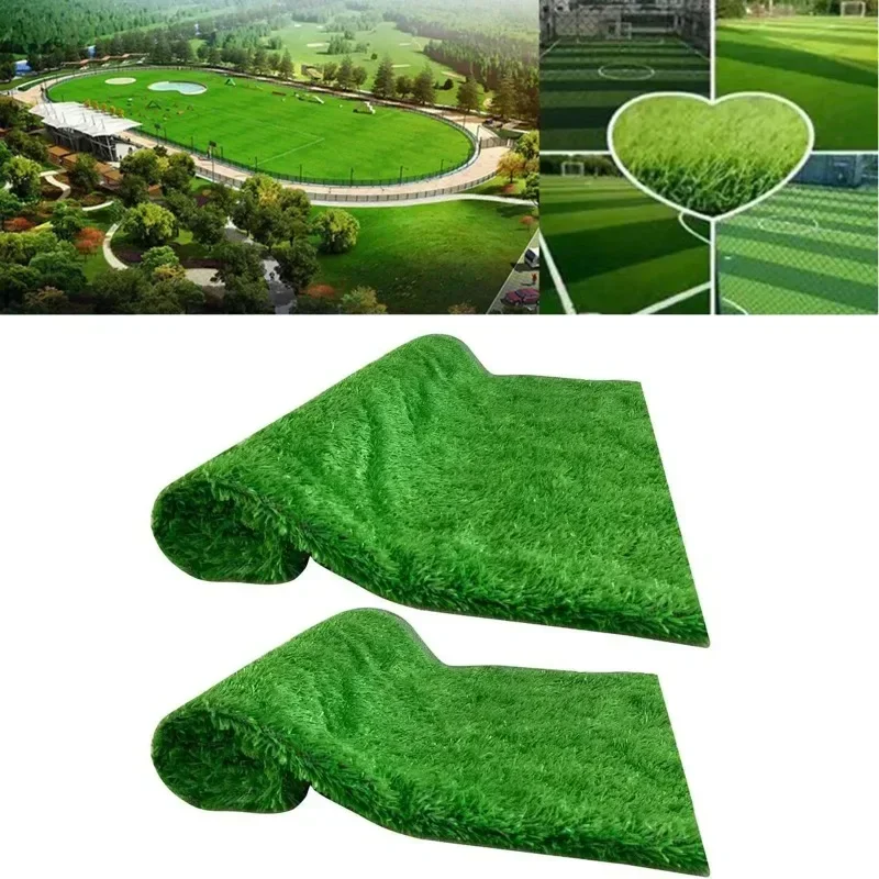 Artificial Turf Grassland Simulation Moss Lawns Fake Green Grass Carpet Plant Outdoor Garden Landscap Floor Decor Turf Grass Mat