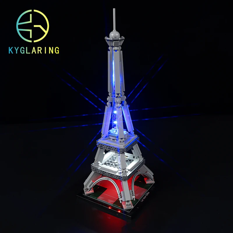 Led Licht Kit Für 21019 Architektur Der Eiffelturm Licht Set DIY Spielzeug Set (Nicht Enthalten Bausteine) – Detail 8