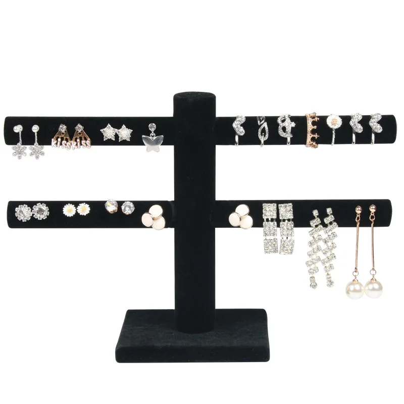 Jewelry Display Shelf Earrings Necklace Holder Stud Earring Accessories