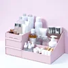 1pcLarge Capacity Cosmetic Storage Box Makeup Drawer Organizer Jewelry Nail Polish Makeup Container Desktop Sundries Storage Box 4