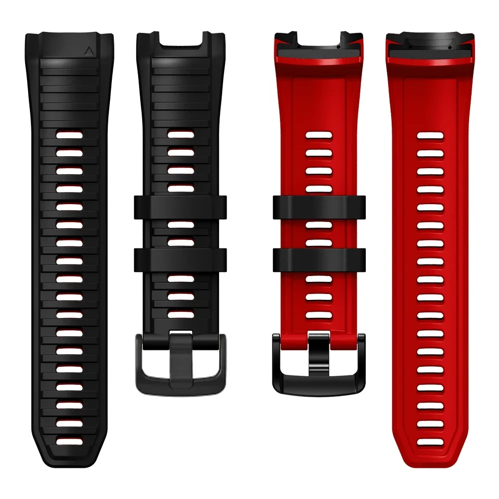 Official Silicone Sports Watch Band Replacement - Men's 50mm Strap, Compatible with Garmin Instinct Series