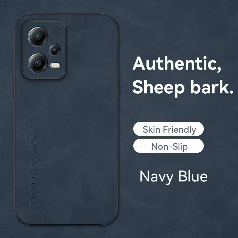 Luxury Sheepskin Leather Smartphone Back Cover