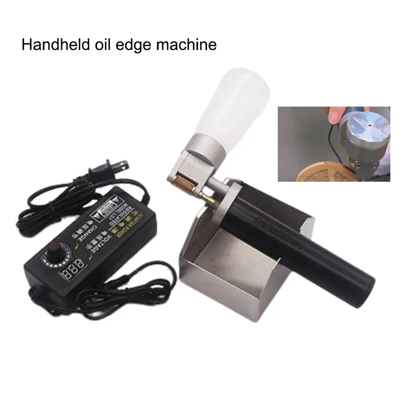 

New Manual Electric Oil Edge Machine Belts/Watches/Luggage/Fur Leather/Furniture/Footwear Edge Coating And Sealing Tools