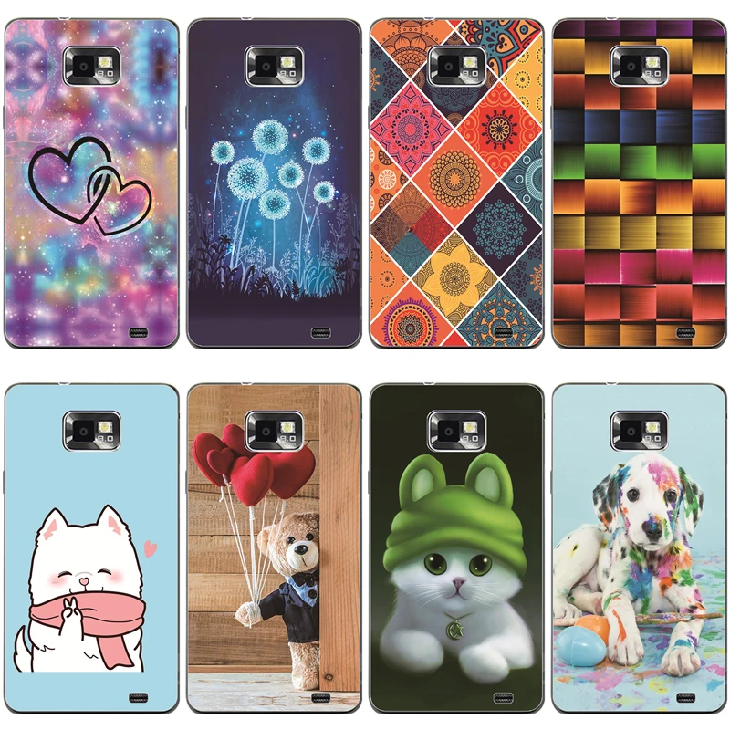 Custodia Per Samsung Galaxy S2 I9100 / S2 Plus I9105 Cover Custodie Protettive In Tpu Morbido In Silicone Coque