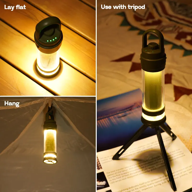 MOSLIGHTING Camping Light Portable Light Flashlight Camping Tent Outdoor Work Hanging Multi-function Horse Lantern