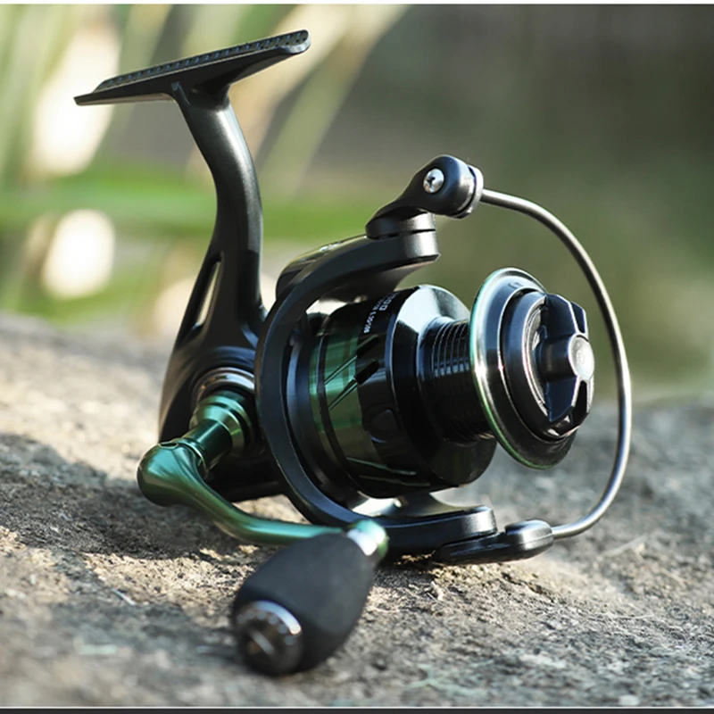LINNHUE Fishing Reel 1000-7000 Spinning Reel Double Handle Grip Sapre Deep Shallow Spool Max Drag 8KG Fishing Accessories