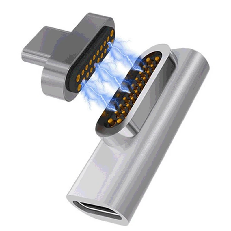 (NEW) 20Pins Magnetic USB C Adapter Type C Connector USB PD 100W Quick Charge 10Gbp/S Data For Type Device