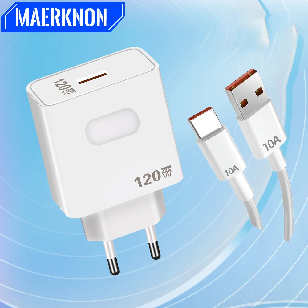 Adattatore Per Caricabatterie Da Parete Per Caricabatterie Rapido Da 120W Per Iphone 11 13 14 Pro Max Xiaomi Samsung Galaxy S22 Qc3.0 Caricabatterie R