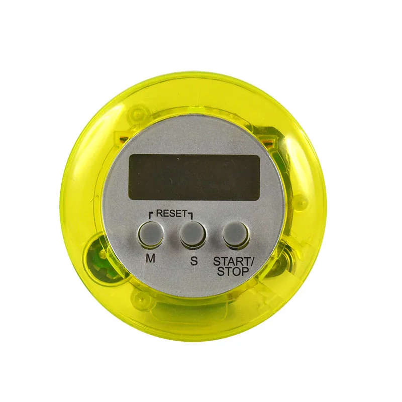 Mini Portable Round Shape Digital Magnetic LCD Stopwatch Timer Kitchen Sport Racing Alarm Clock Countdown 99 Minute 5 Colors 4