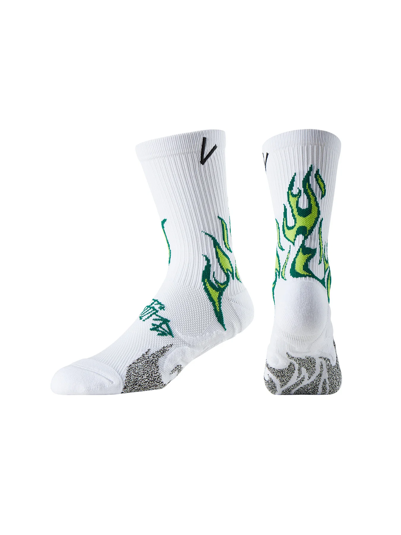 Fire Pattern Running Socks 7