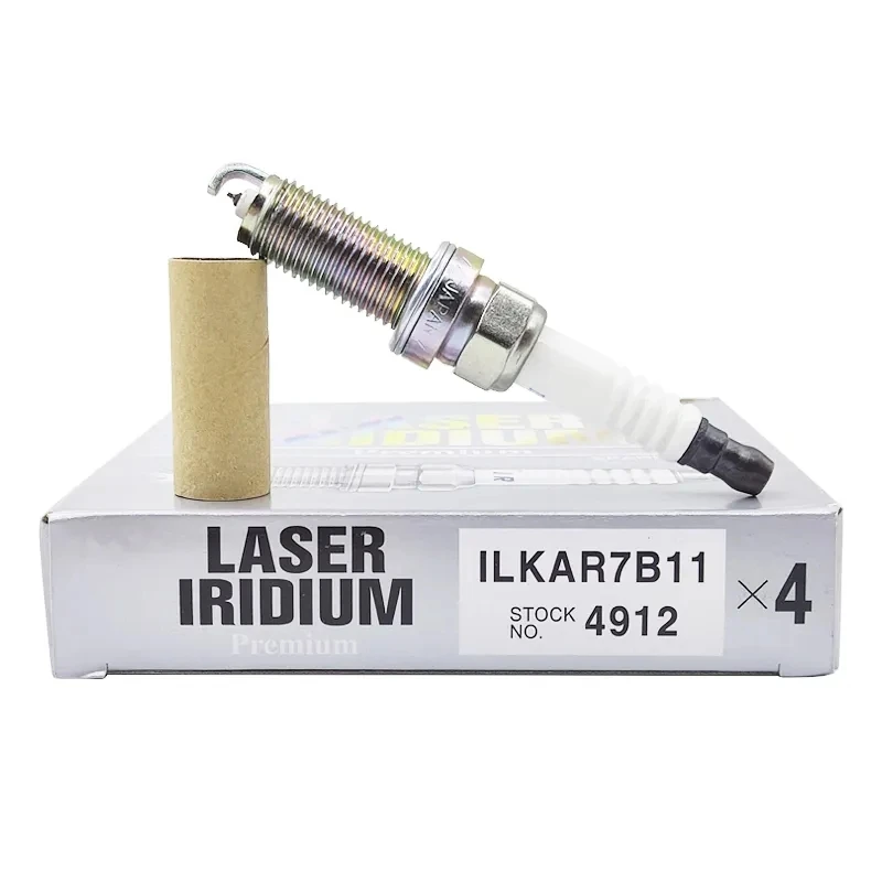 Spark plug 4pcs ILKAR7B11 4912 Iridium Spark Plug Fit Toyota Corolla Auris Avensis Prius RAV4 Yaris Lexus CT 200h Verso