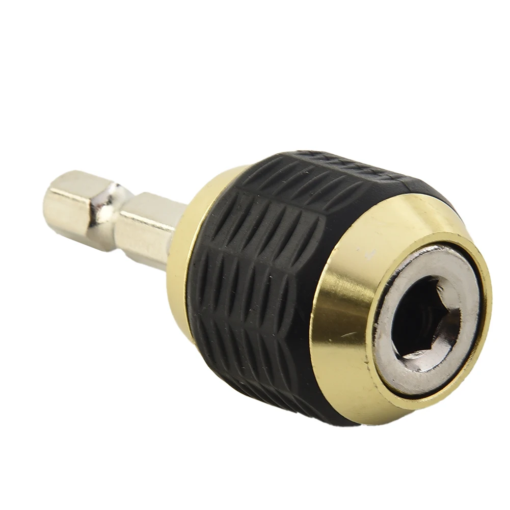 Drill Chuck Screwdriver Impact Driver 2pc 50/60mm Drill Chuck Screwdriver Impact Driver Keyless Adaptor 1/4in Hex Shank Drill Bit Quick Change Convertor Adapter Tool