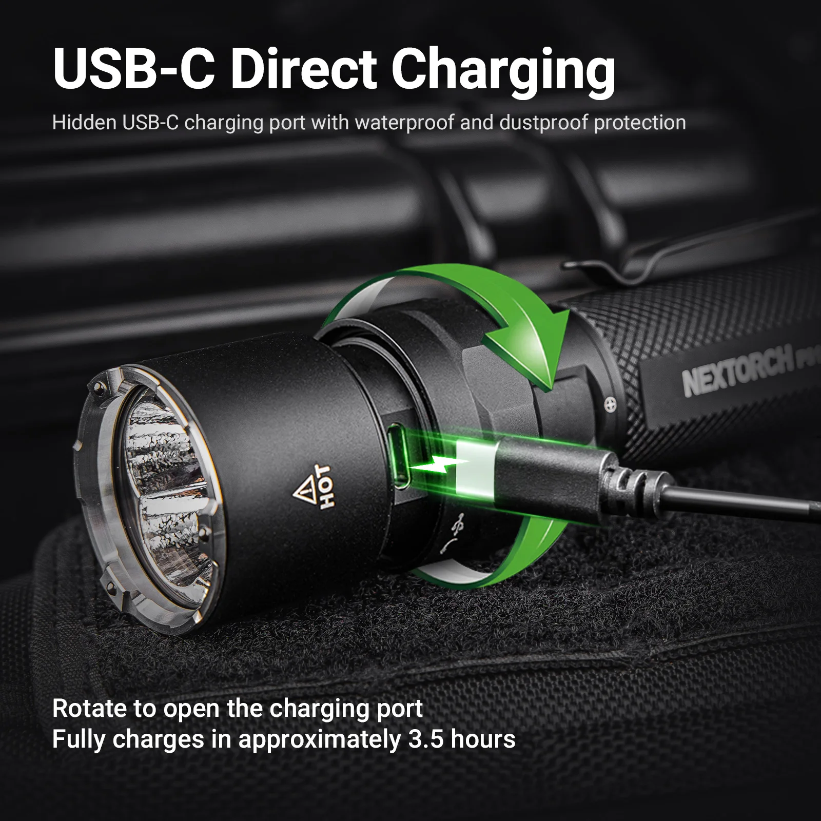NEXTORCH　ネクストーチ E51　v2　Flashlight　１８６５０ Nextorch E51 V2 EDC Flashlight (1400 lumens, 201m throw