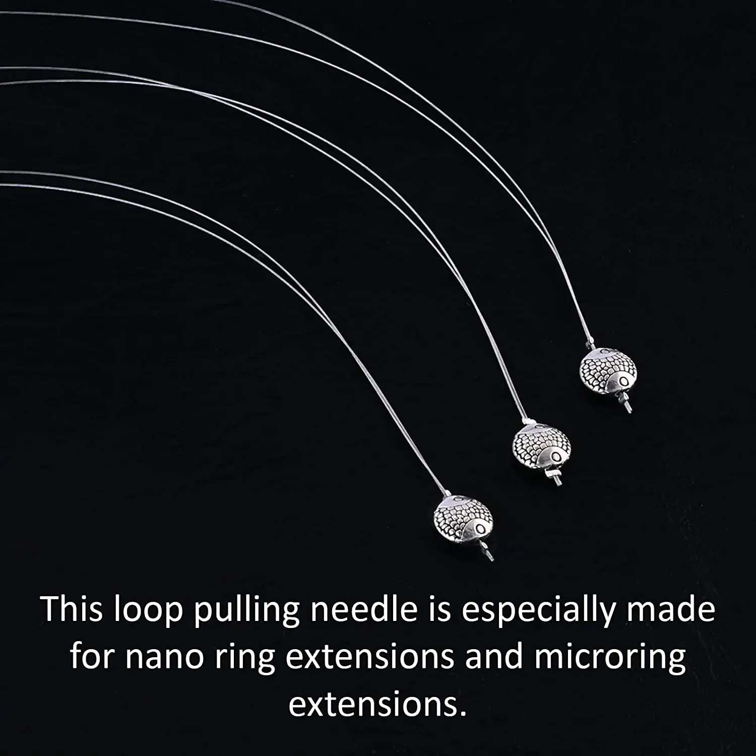 Threader, Loop Puxando, Nano Beads, Ferramentas para Nano Dica, 12 Unidades
