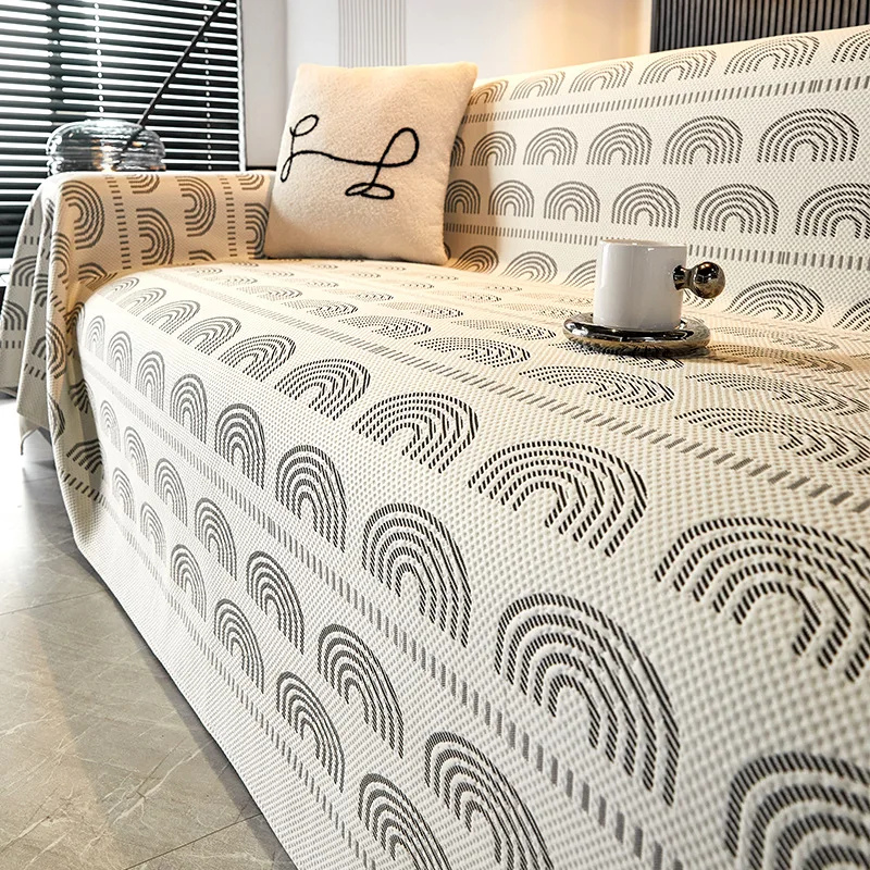 

EIFLOY Summer Sofa Towel Blanket for Living Room Anti Scratch Cooling Universal Chair Couch Cover Dustproof One Piece