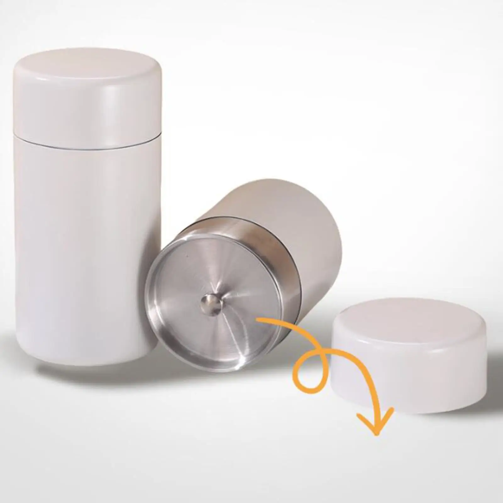 Tea Tin Canister Desk Leakproof Stainless Steel for Candy Restaurants Spices Tea Tin Canister Desk Leakproof Stainless Steel for Candy Restaurants Spices