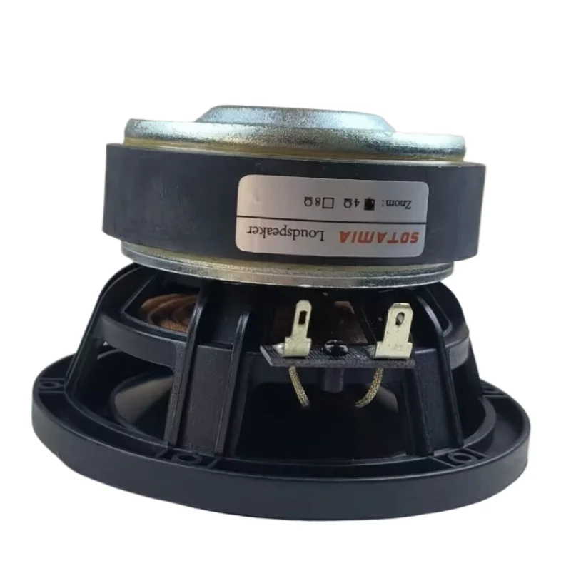 SOTAMIA 1Pcs 4.5 Inch Midrange Bass Power Speaker 4 Ohm 35W Aluminum ABS Audio Woofer Sound Speaker Home Hifi Music Loudspeaker