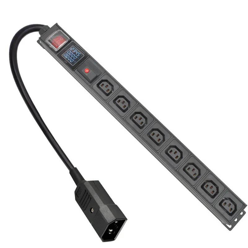 pdu-power-strip-distribution-digital-display-ammeter-c13-8-way-output-socket-2m-extension-cord-with-overload-protection