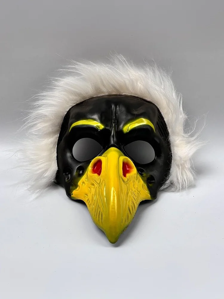 1 Stück Pestdoktor-Vogelschnabelmaske aus Kunststoff im Horror-Stil für Cosplay, Halloween-Maskerade und Partydekoration – Detail 8