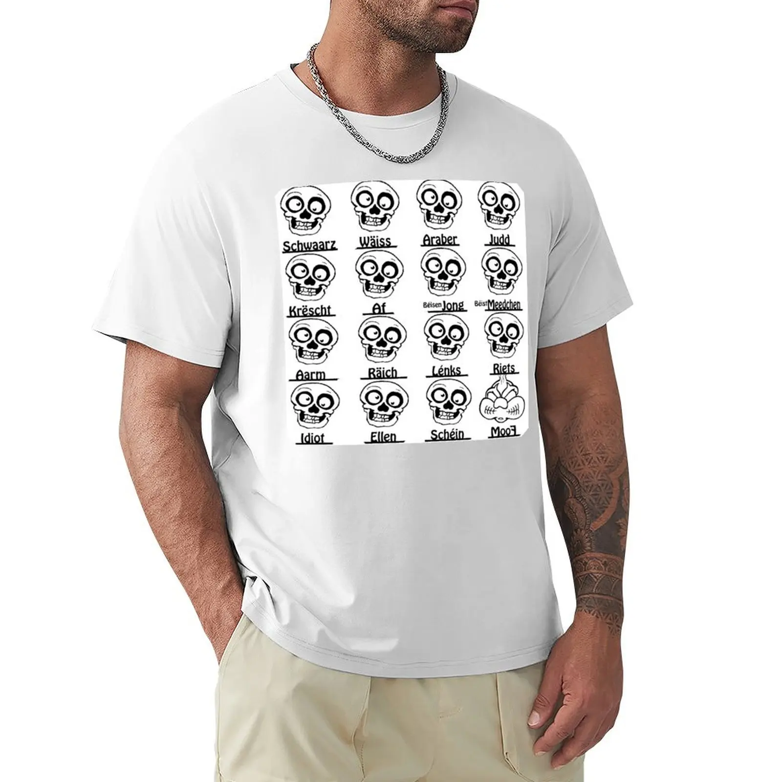 

SkrulMooF exclusive T-Shirt tops quick-drying t shirts for men graphic